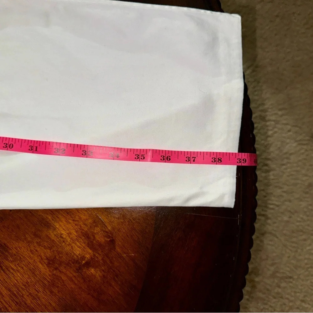 Lauren by Ralph Lauren White Straight leg Chinos cotton/elastane Size 12 - Picture 10 of 10